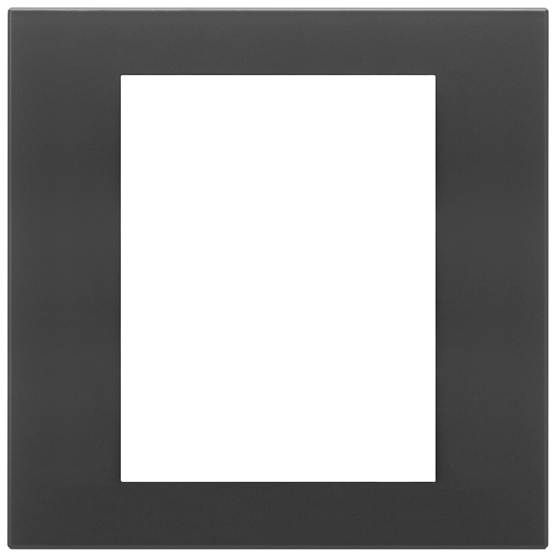 VIMAR SPA - VIW22668.73 PLACCA 8M NERO SATINATO