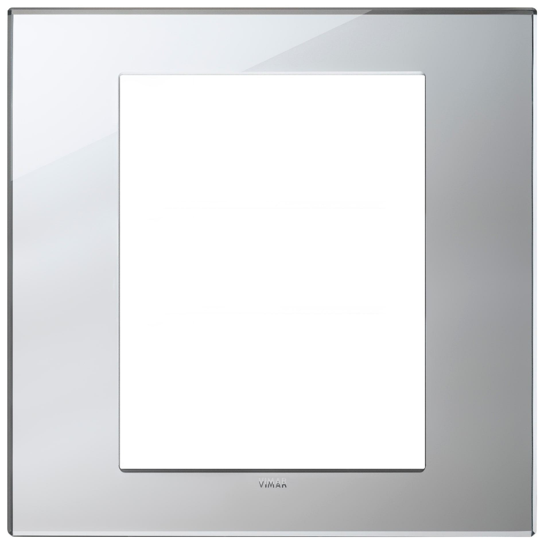 VIMAR SPA - VIW22668.75 PLACCA 8M ARGENTO GHIACCIO