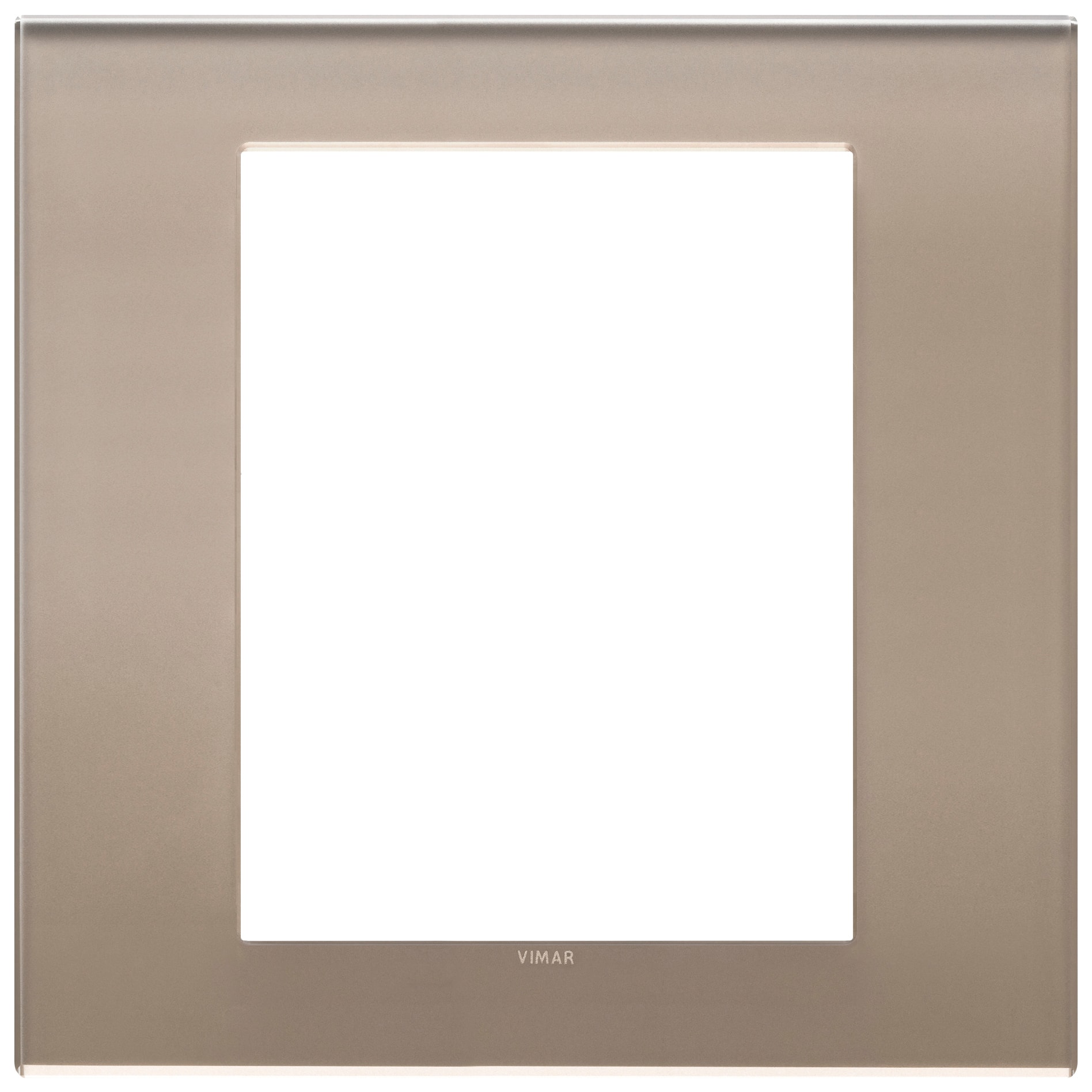 VIMAR SPA - VIW22668.77 Placca 8M opale bruno