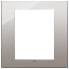 VIMAR SPA - VIW22668.83 Placca 8M cromo nero