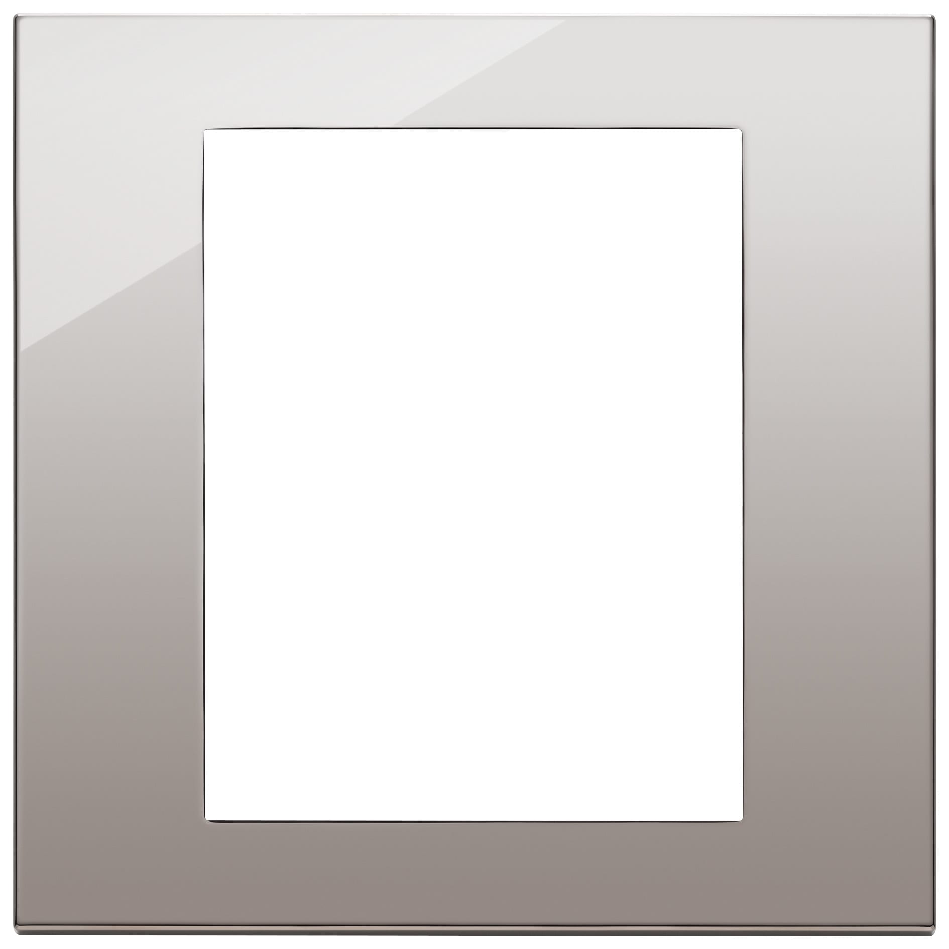 VIMAR SPA - VIW22668.83 PLACCA 8M CROMO NERO