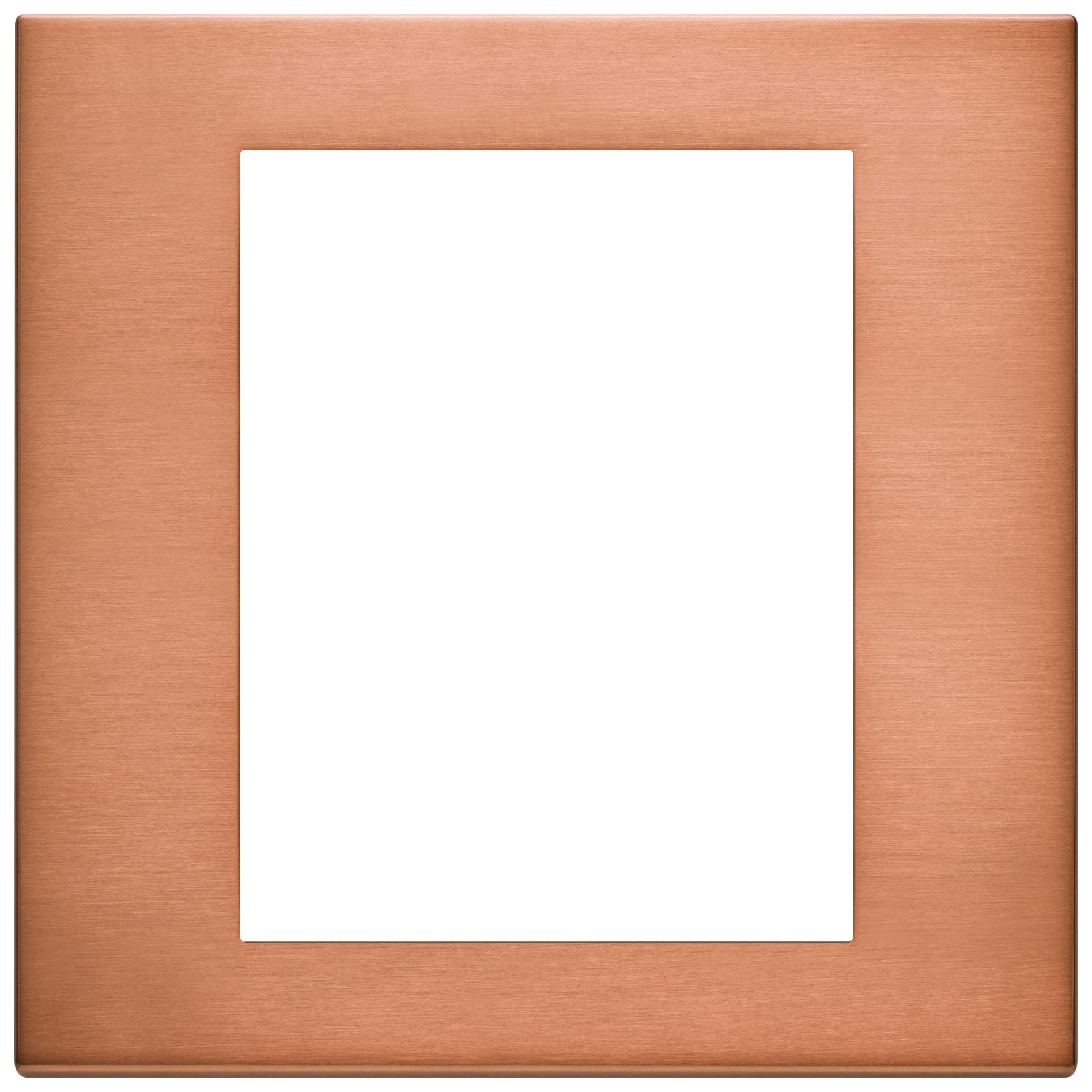 VIMAR SPA - VIW22668.86 PLACCA 8M RAME SPAZZOLATO