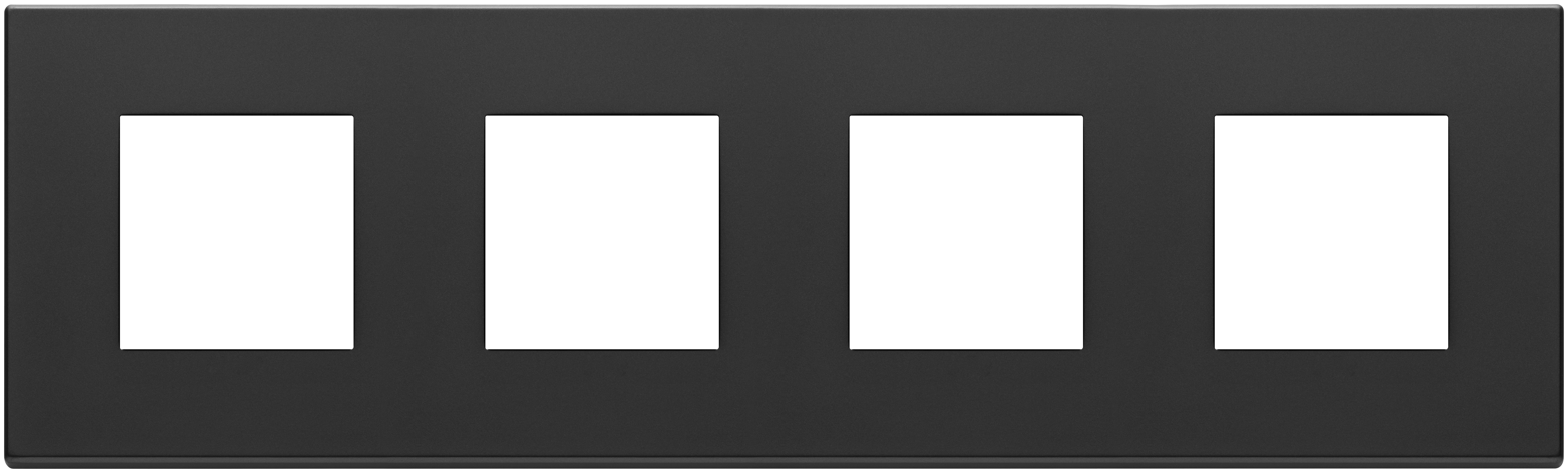 VIMAR SPA - VIW22669.03 PLACCA 8M (2+2+2+2)INT71 GRIGIO ANTR.