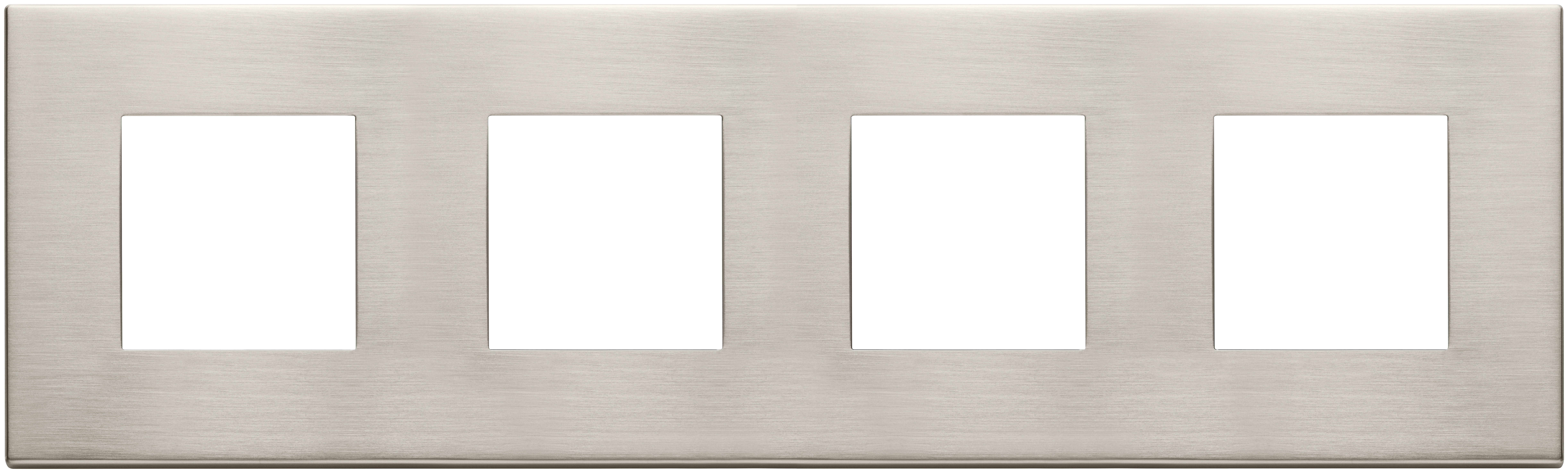 VIMAR SPA - VIW22669.11 PLACCA 8M (2+2+2+2)INT71 NICHEL SPAZZ.