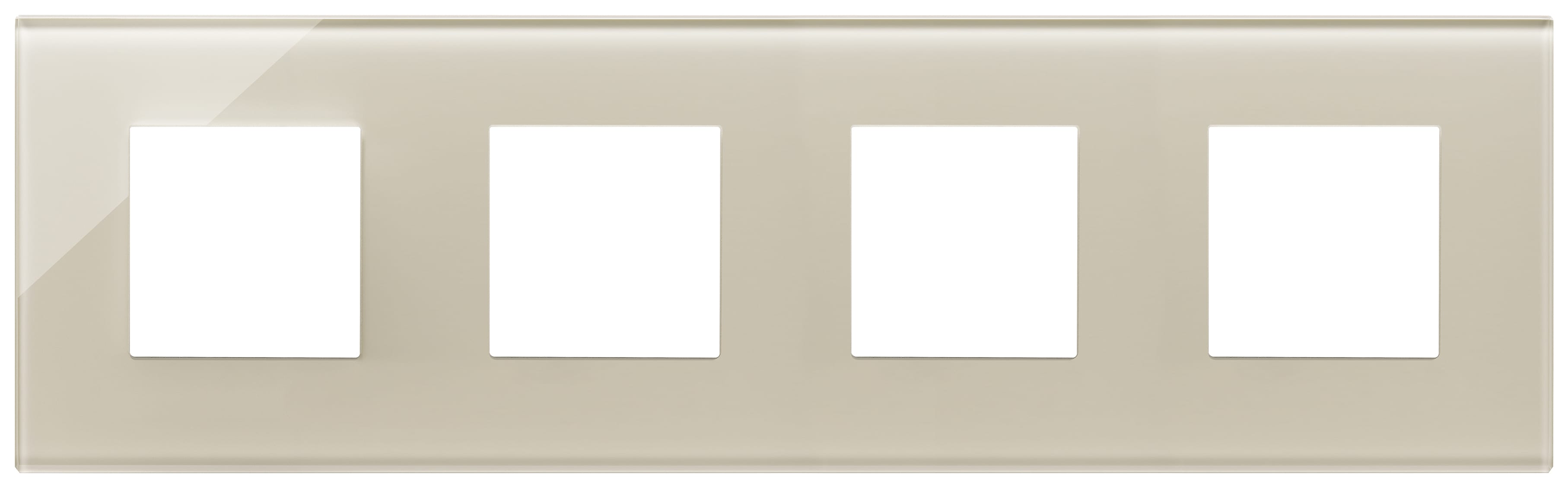 VIMAR SPA - VIW22669.72 Placca 8M (2+2+2+2)int71 bianco canapa