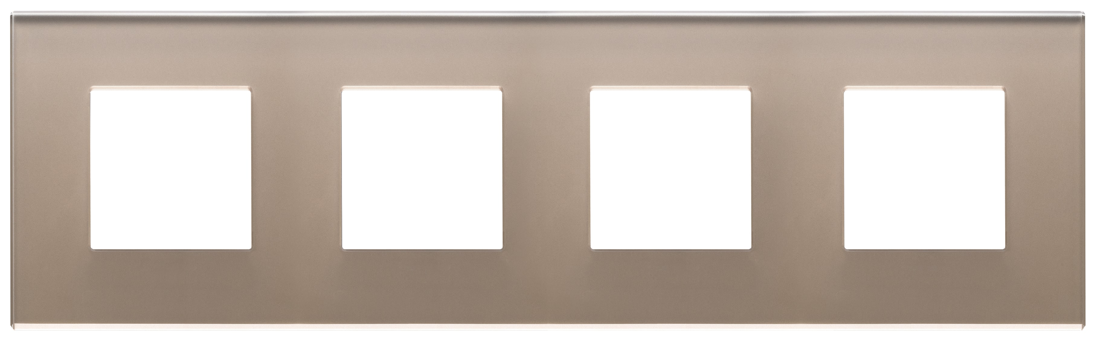 VIMAR SPA - VIW22669.77 Placca 8M (2+2+2+2)int71 opale bruno