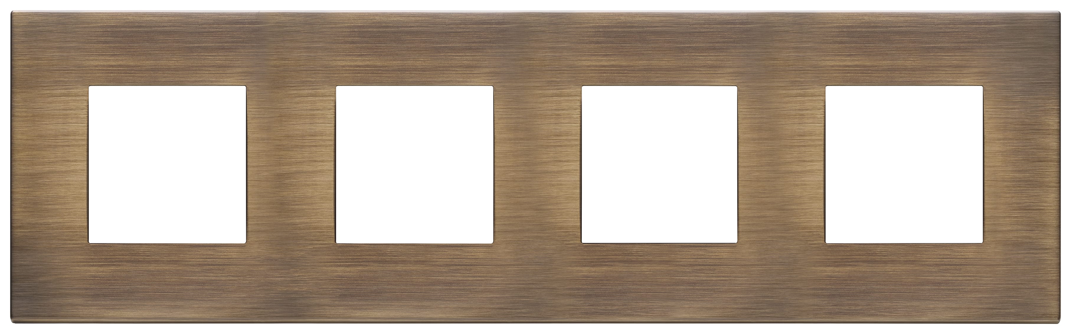 VIMAR SPA - VIW22669.87 Placca 8M (2+2+2+2)int71 bronzo antico