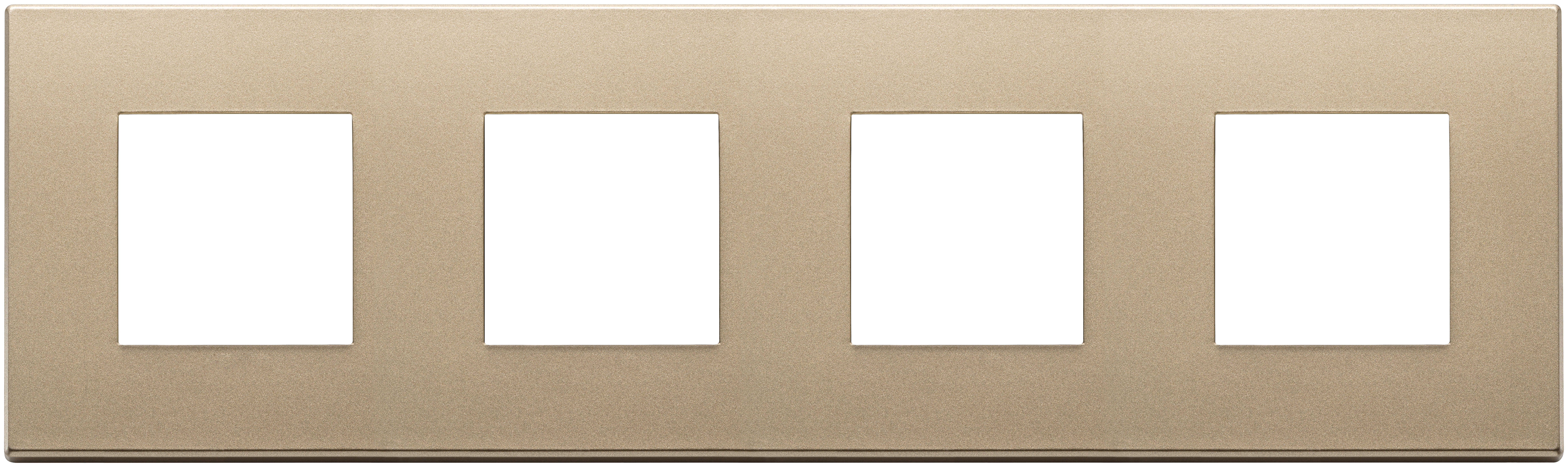 VIMAR SPA - VIW22669.88 PLACCA 8M (2+2+2+2)INT71 ORO SATINATO