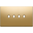 VIMAR SPA - VIW22674.4.82 PLACCA 4MX4 VINTAGE ORO