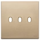 VIMAR SPA - VIW22675.3.88 Placca 3Mx3 BS Vintage oro satinato