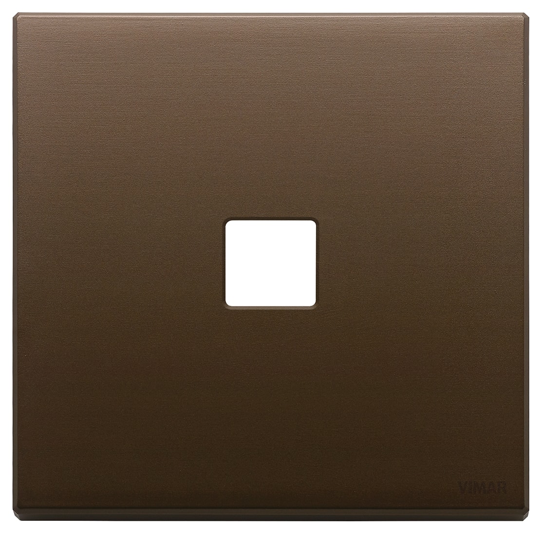 VIMAR SPA - VIW22682.1.12 PLACCA 2MX1 FLAT BRONZO SCURO SPAZZ.