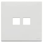 VIMAR SPA - VIW22682.2.01 Placca 2Mx2 Flat bianco matt