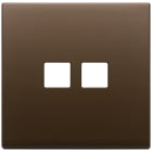 VIMAR SPA - VIW22682.2.12 PLACCA 2MX2 FLAT BRONZO SCURO SPAZZ.