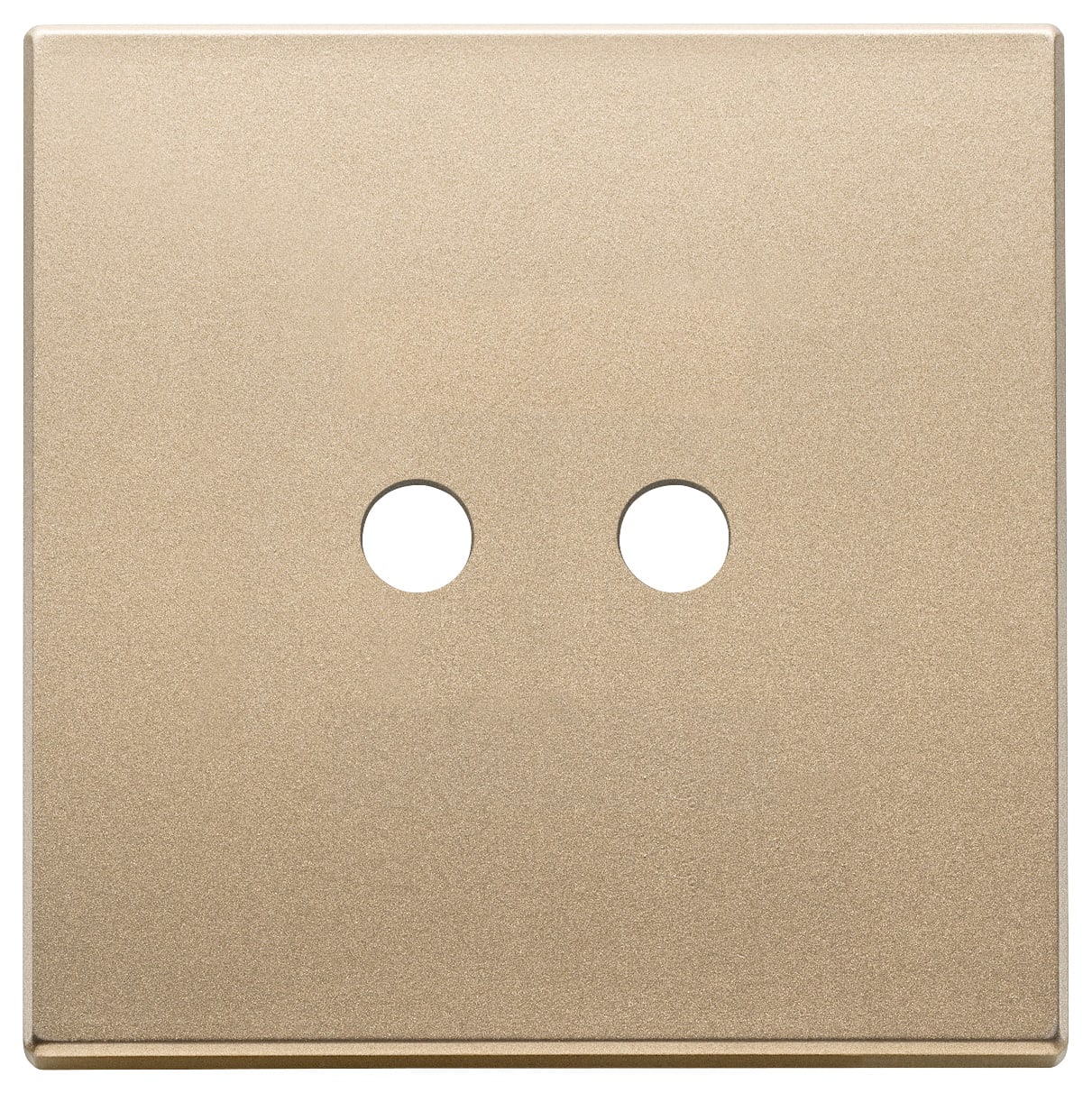 VIMAR SPA - VIW22682.RN.2.88 PLACCA 2MX2 TONDO ORO SATINATO