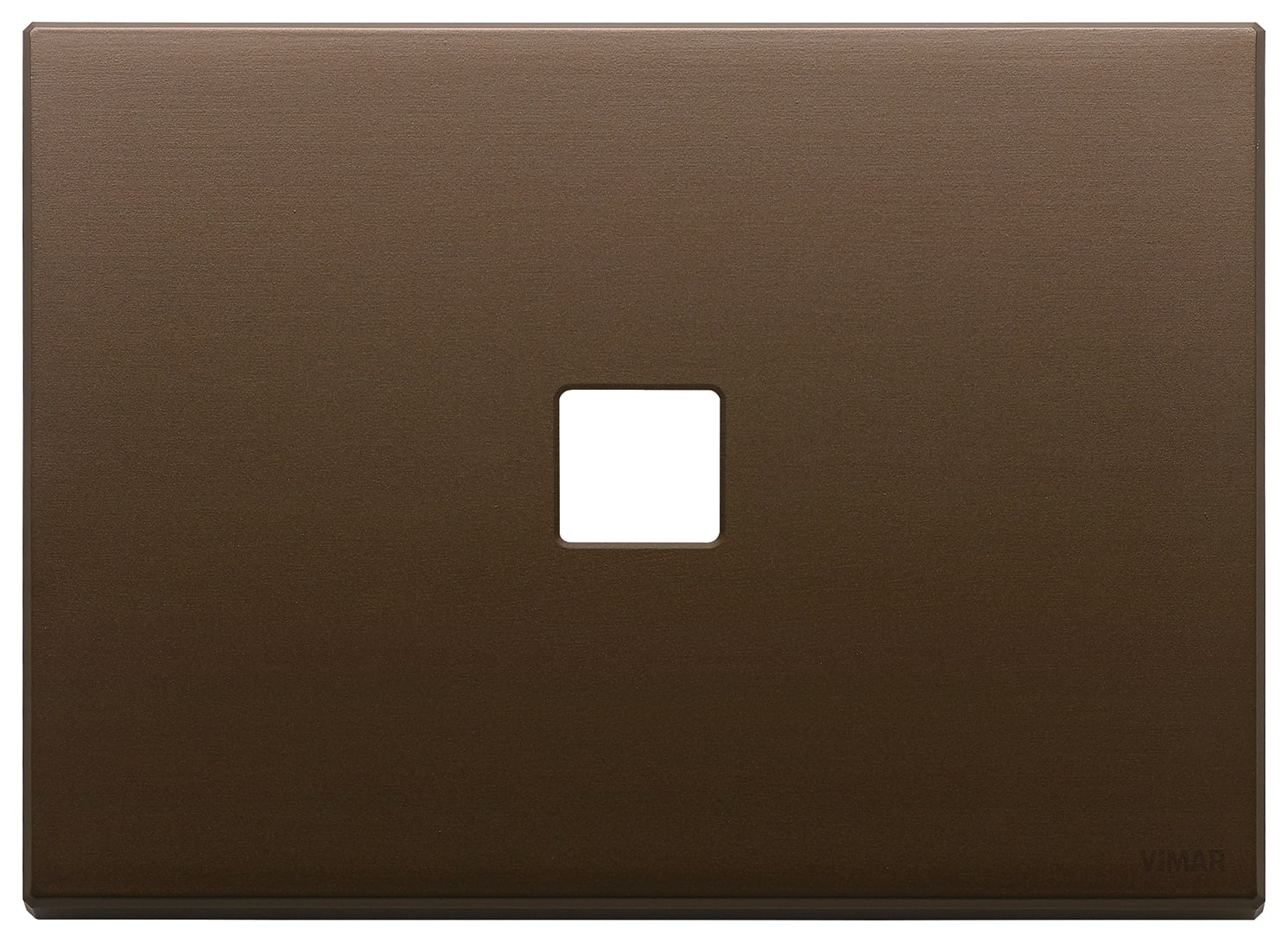 VIMAR SPA - VIW22683.1.12 Placca 3Mx1 Flat bronzo scuro spazz.