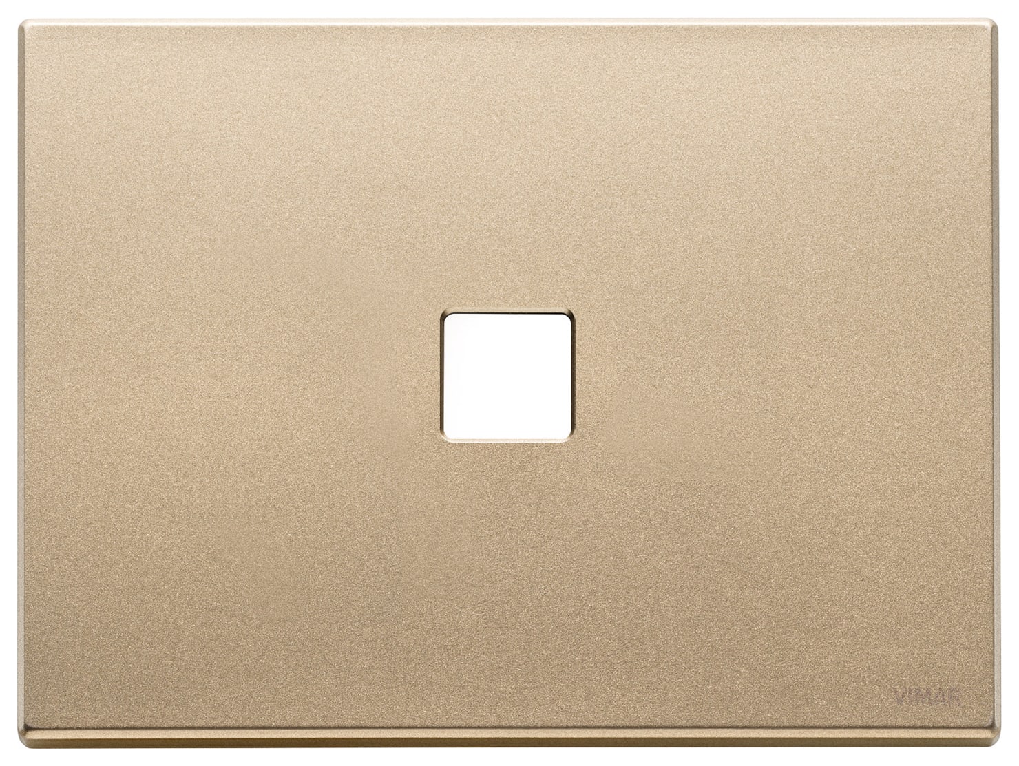 VIMAR SPA - VIW22683.1.88 Placca 3Mx1 Flat oro satinato
