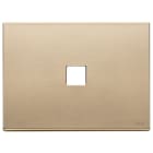 VIMAR SPA - VIW22683.1.88 Placca 3Mx1 Flat oro satinato