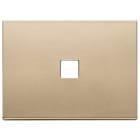 VIMAR SPA - VIW22683.1.88 PLACCA 3MX1 FLAT ORO SATINATO