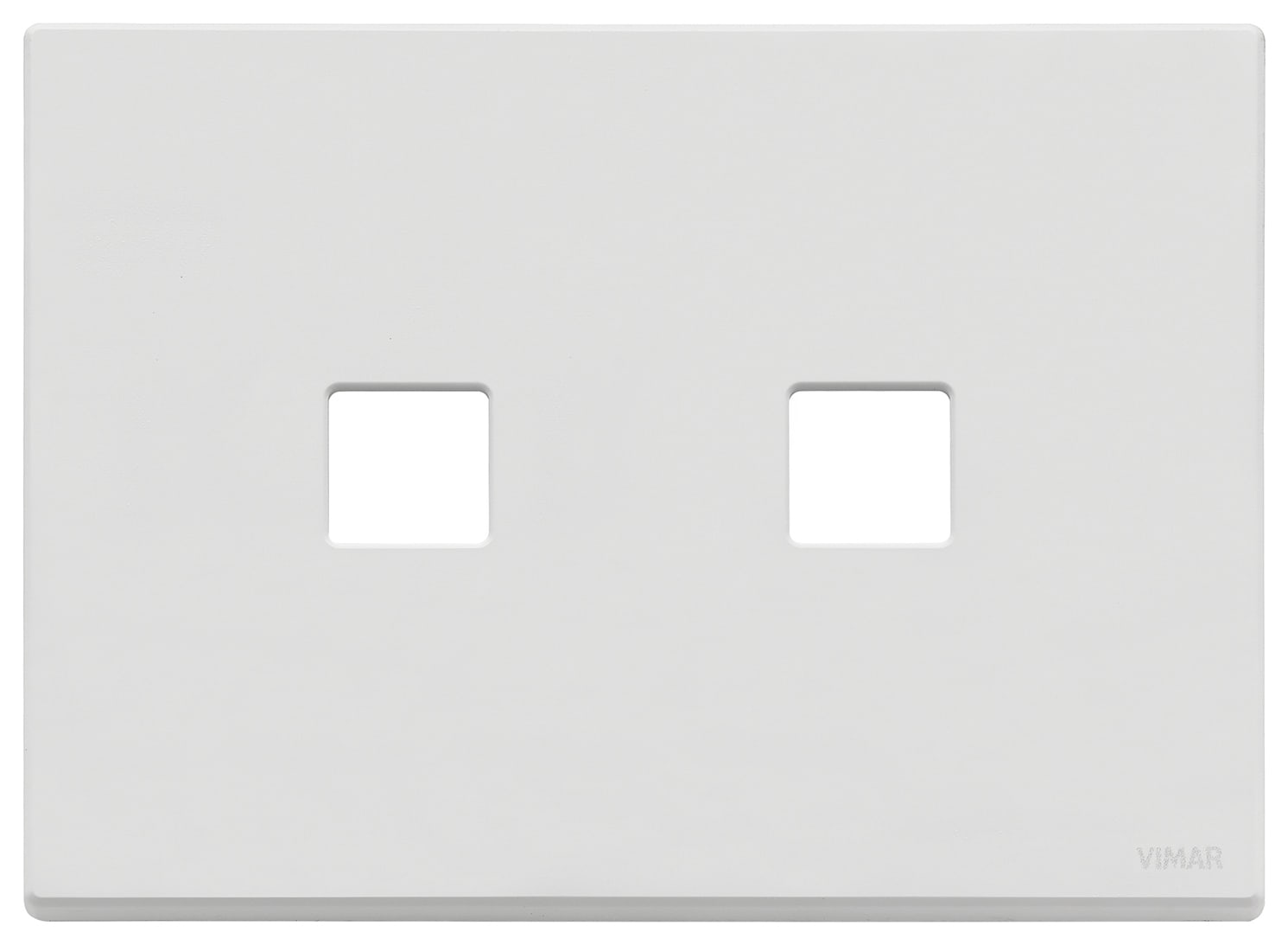 VIMAR SPA - VIW22683.2.01 PLACCA 3MX2 FLAT BIANCO MATT
