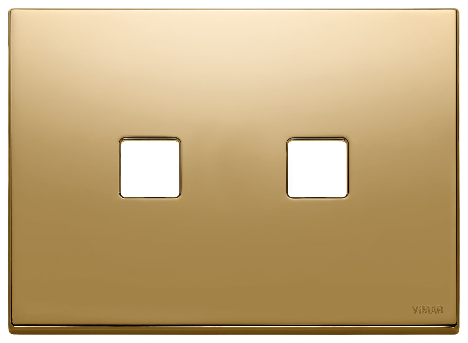 VIMAR SPA - VIW22683.2.82 PLACCA 3MX2 FLAT ORO