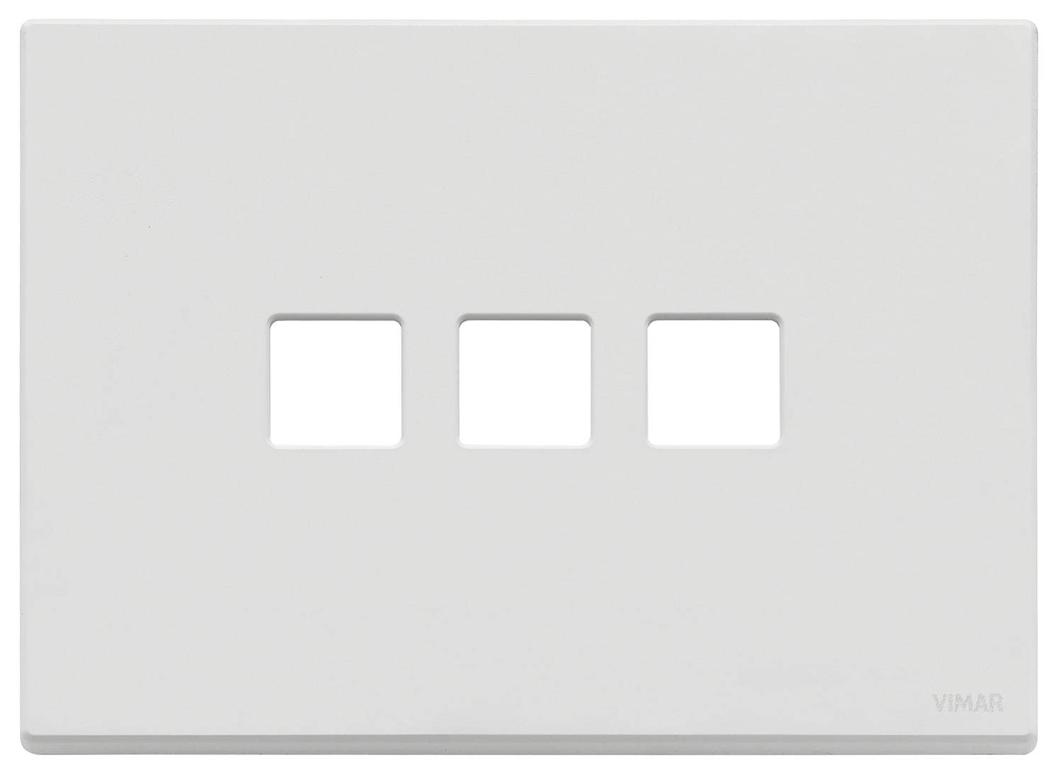VIMAR SPA - VIW22683.3.01 PLACCA 3MX3 FLAT BIANCO MATT