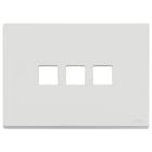 VIMAR SPA - VIW22683.3.01 Placca 3Mx3 Flat bianco matt