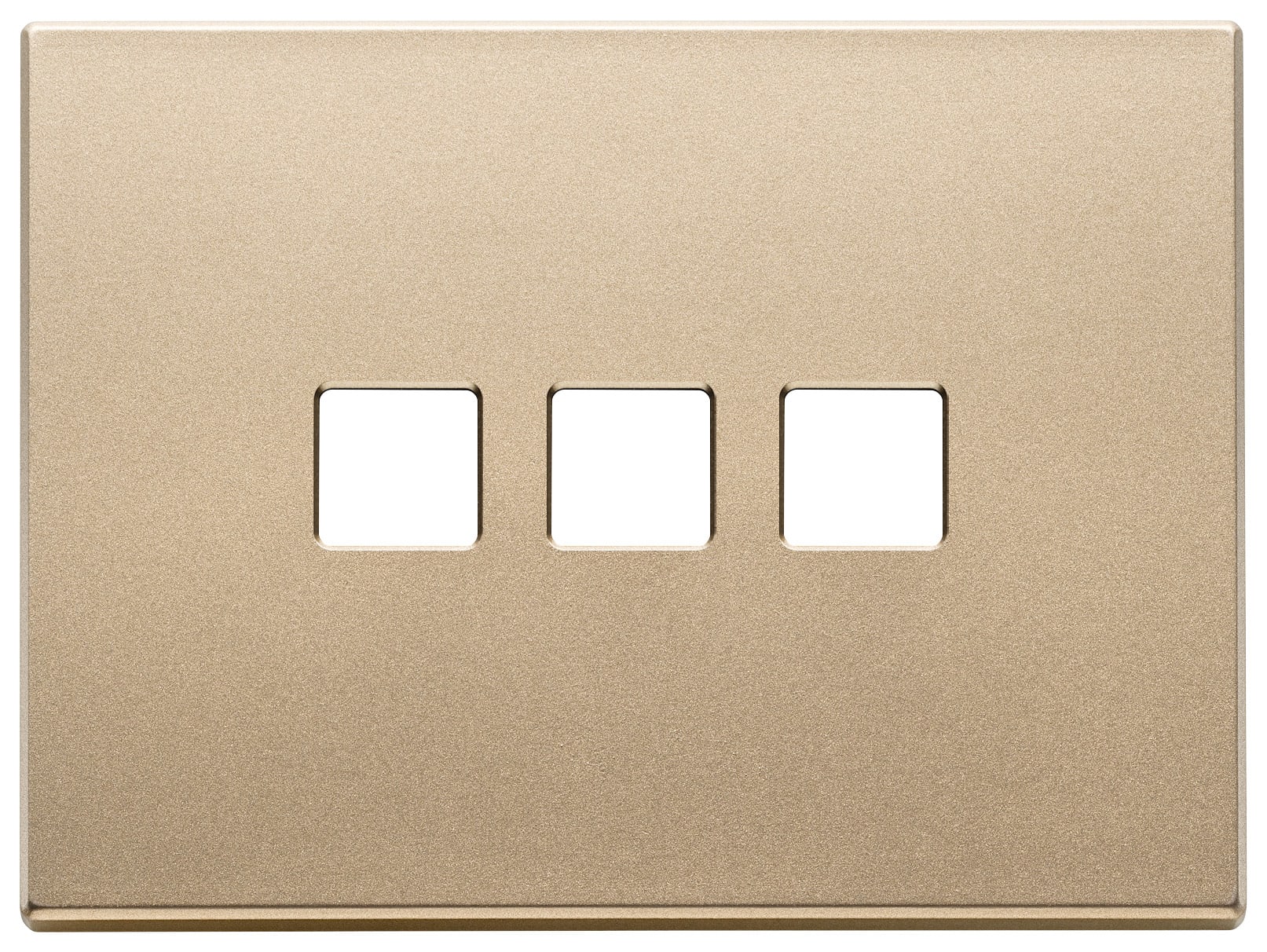 VIMAR SPA - VIW22683.3.88 PLACCA 3MX3 FLAT ORO SATINATO