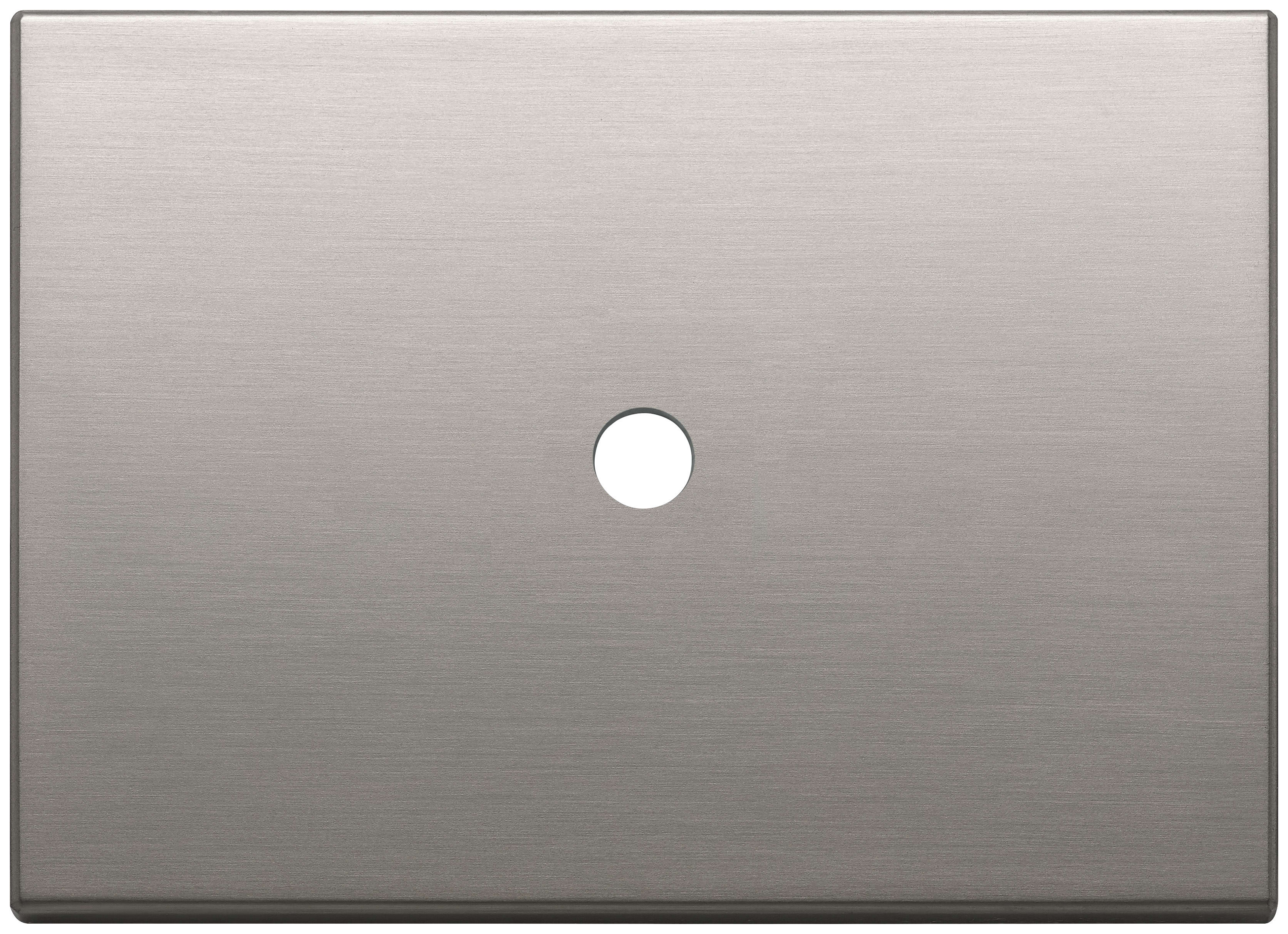 VIMAR SPA - VIW22683.RN.1.11 PLACCA 3MX1 TONDO NICHEL SPAZZOLATO