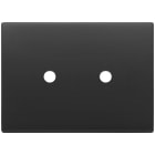 VIMAR SPA - VIW22683.RN.2.03 Placca 3Mx2 Tondo grigio antracite