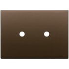 VIMAR SPA - VIW22683.RN.2.12 Placca 3Mx2 Tondo bronzo scuro spazz.