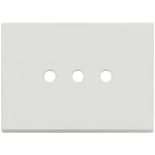 VIMAR SPA - VIW22683.RN.3.01 Placca 3Mx3 Tondo bianco matt
