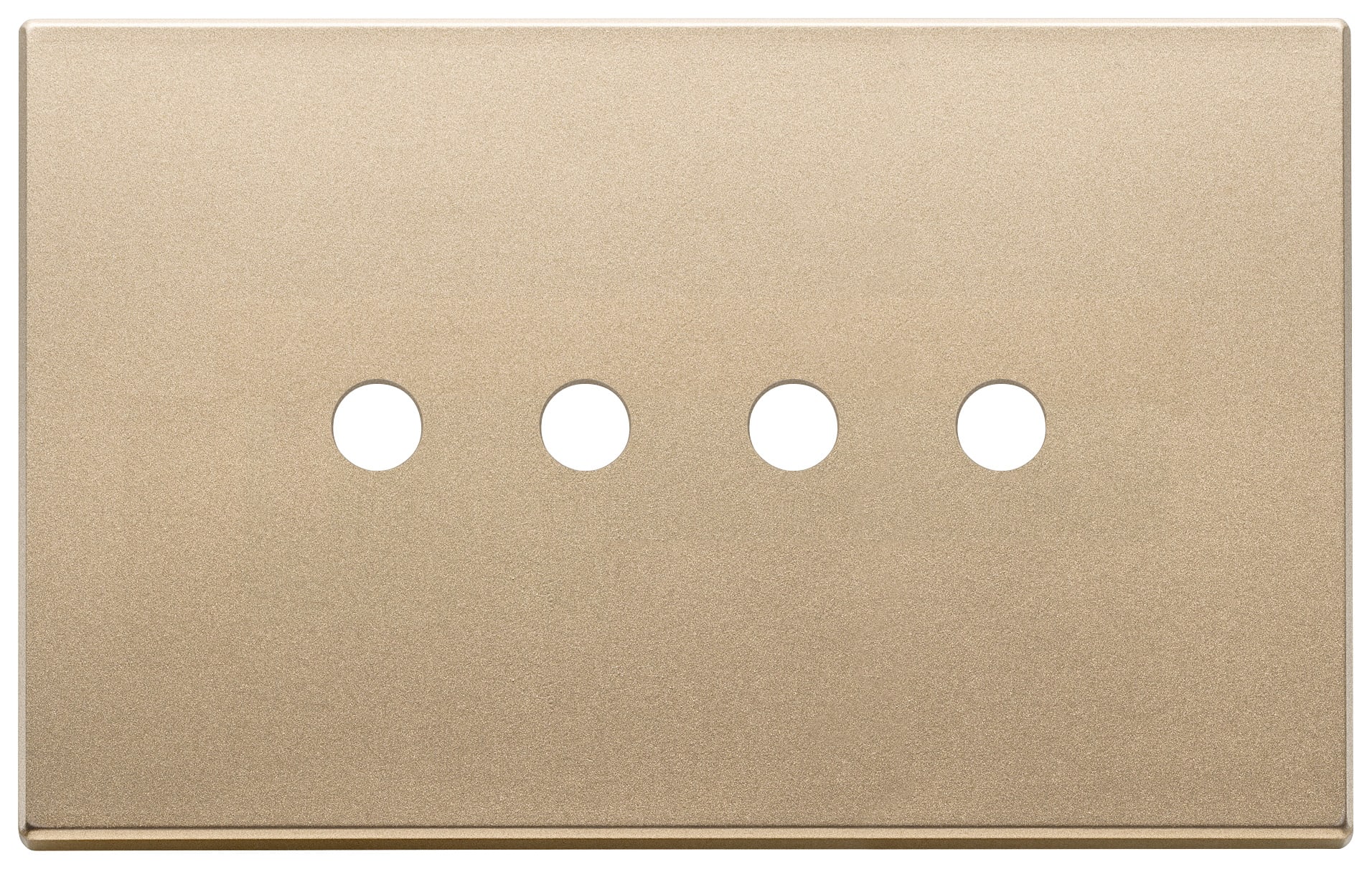 VIMAR SPA - VIW22684.RN.4.88 PLACCA 4MX4 TONDO ORO SATINATO