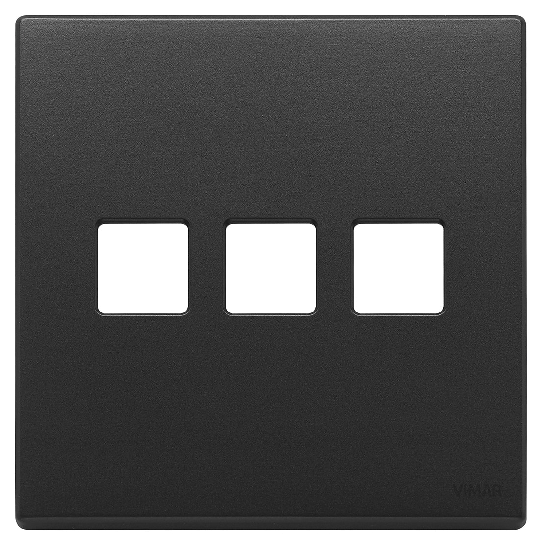 VIMAR SPA - VIW22685.3.03 Placca 3Mx3 BS Flat grigio antracite