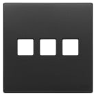 VIMAR SPA - VIW22685.3.03 Placca 3Mx3 BS Flat grigio antracite