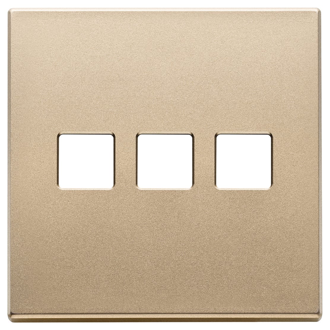 VIMAR SPA - VIW22685.3.88 Placca 3Mx3 BS Flat oro satinato