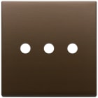 VIMAR SPA - VIW22685.RN.3.12 Placca 3Mx3 BS Tondo bronzo scuro spazz.