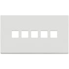 VIMAR SPA - VIW22689.5.01 PLACCA 5MX5 BS FLAT BIANCO MATT