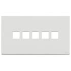 VIMAR SPA - VIW22689.5.01 Placca 5Mx5 BS Flat bianco matt