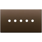 VIMAR SPA - VIW22689.RN.5.12 Placca 5Mx5 BS Tondo bronzo scuro spazz.