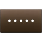 VIMAR SPA - VIW22689.RN.5.12 PLACCA 5MX5 BS TONDO BRONZO SCURO SPAZZ.