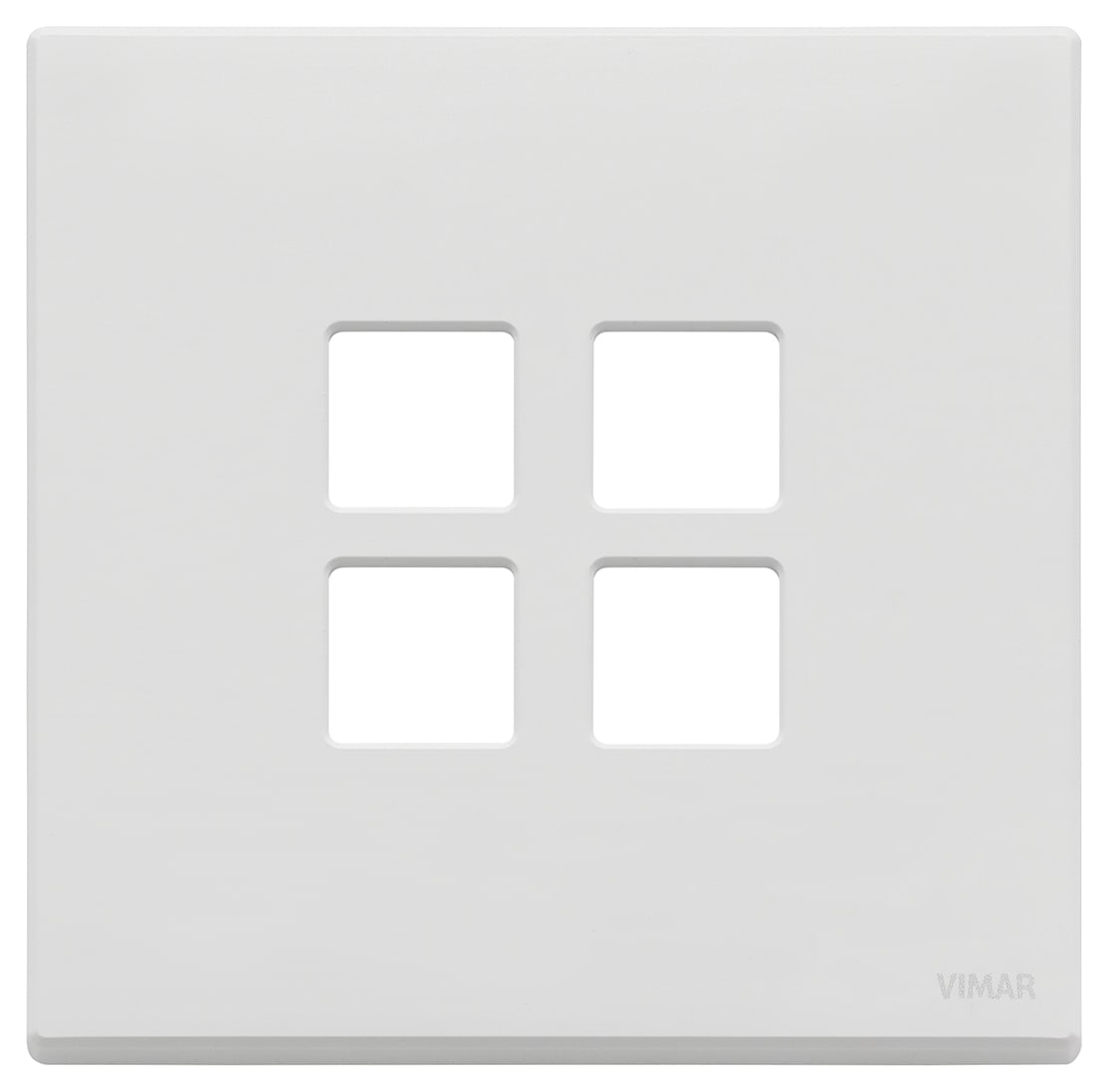 VIMAR SPA - VIW22692.01 PLACCA 2MX4 FLAT BIANCO MATT