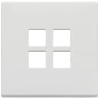 VIMAR SPA - VIW22692.01 PLACCA 2MX4 FLAT BIANCO MATT