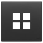 VIMAR SPA - VIW22692.03 Placca 2Mx4 Flat grigio antracite