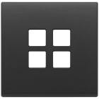 VIMAR SPA - VIW22692.03 PLACCA 2MX4 FLAT GRIGIO ANTRACITE