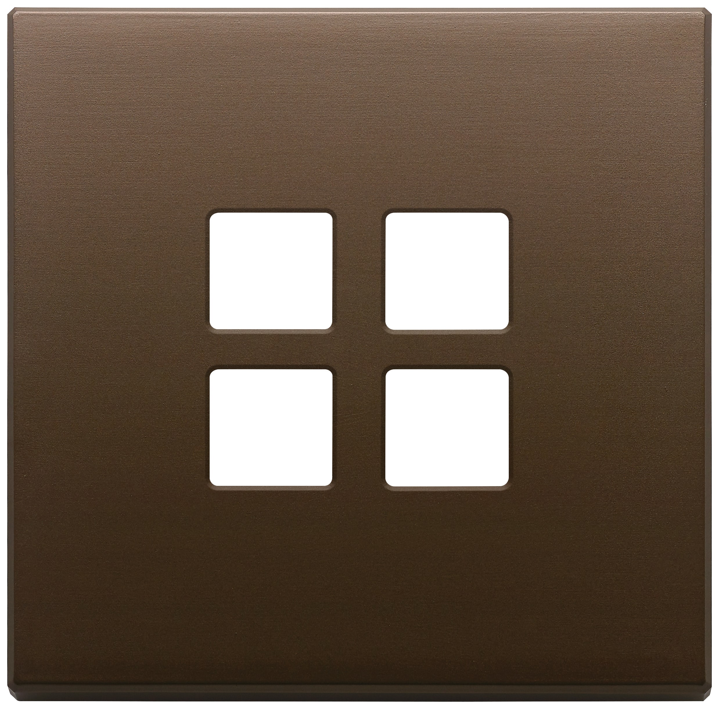 VIMAR SPA - VIW22692.12 PLACCA 2MX4 FLAT BRONZO SCURO SPAZZ.