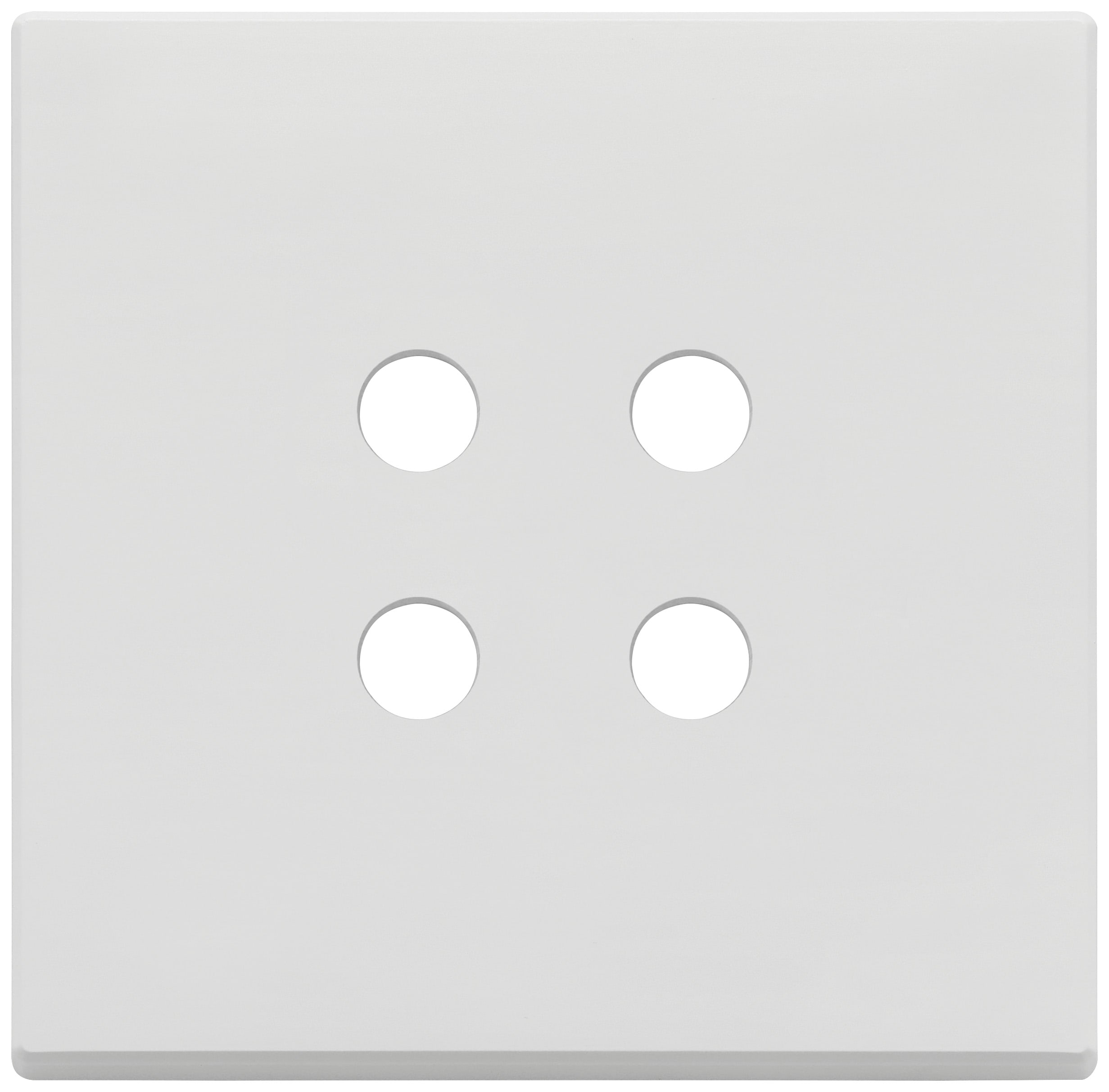 VIMAR SPA - VIW22692.RN.01 PLACCA 2MX4 TONDO BIANCO MATT