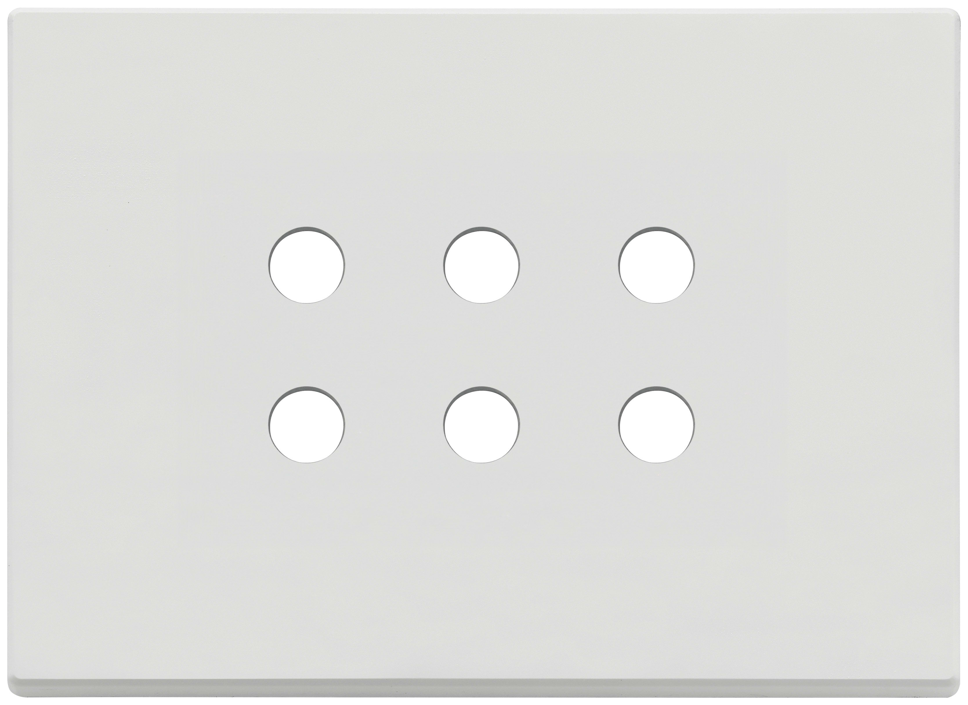 VIMAR SPA - VIW22693.RN.01 PLACCA 3MX6 TONDO BIANCO MATT