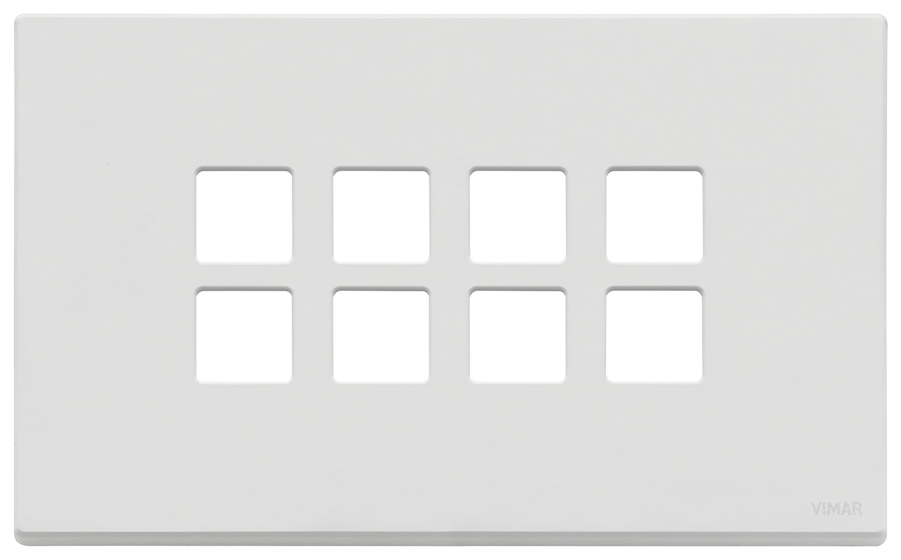 VIMAR SPA - VIW22694.01 Placca 4Mx8 Flat bianco matt