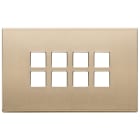 VIMAR SPA - VIW22694.88 PLACCA 4MX8 FLAT ORO SATINATO
