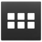 VIMAR SPA - VIW22695.03 Placca 3Mx6 BS Flat grigio antracite